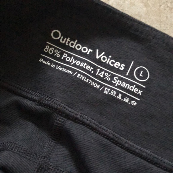 NWOT Outdoor Voices Warmup Legging - Picture 8 of 9